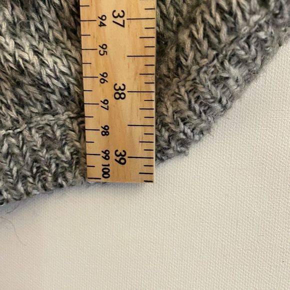 H&M Womens Grey Knit Long Open Cardigan Sweater Size Large - Picture 5 of 7